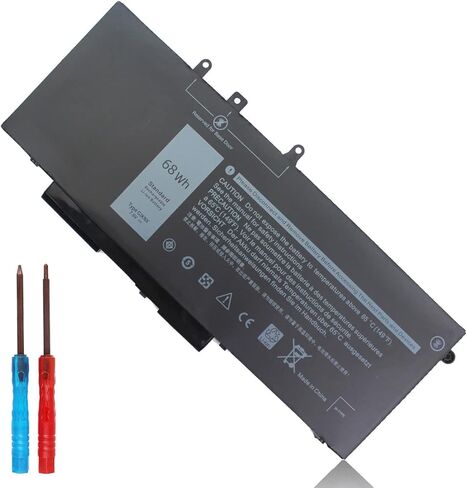 52Wh DXGH8 7.6V Battery for Dell XPS 13 9370 9380 Inspiron 13 7390 7391 2-in-1 5390 5391 14 7490 Latitude 3301 Vostro 13 5390 5391 G8VCF H754V 0H754V V48RM HK6N5 P82G P82G002 P113G P114G P115G 4 Cell in Saudi Arabia
