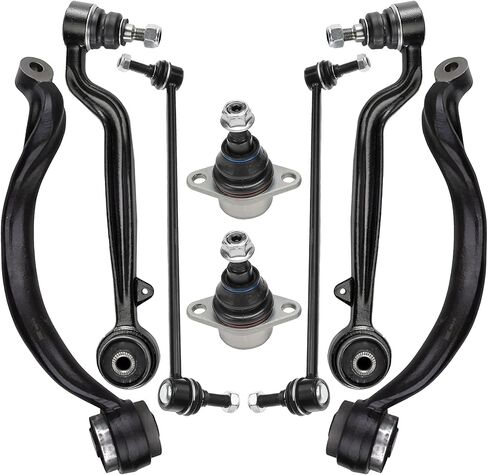 8 Pcs Front Upper & Lower Control Arm Kit, Sway Bar Link, Upper Ball Joints Compatible with 2003-2012 Land Rover Range Rover Suspension in Saudi Arabia