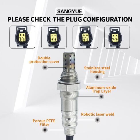 4PCS Upstream + Downstream Oxygen O2 Sensor 1 & 2 for Dodge & Jeep Ram 1500 2500 3500 Grand Cherokee Wrangler Liberty Chrysler 200 300 Town & Country Challenger Charger Durango in Saudi Arabia
