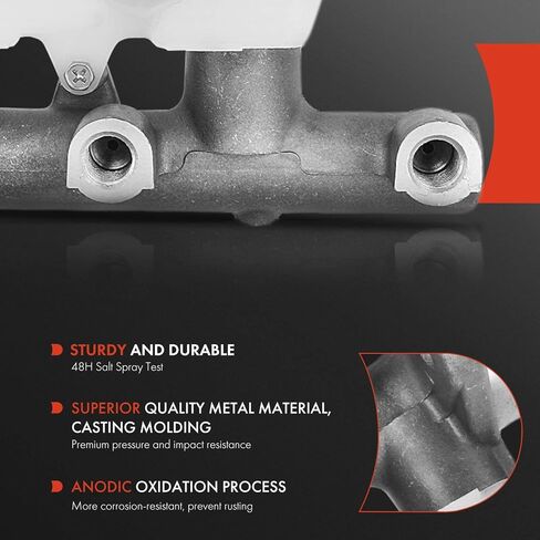 A-Premium Brake Master Cylinder with Reservoir and Cap Compatible with Acura and Honda Vehicles - Accord 2003-2004, TL 2004 - Replaces 46100SDBA02 in Saudi Arabia