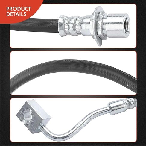 A-Premium Rear Driver Brake Hydraulic Hose Compatible with Select Jeep and Dodge Models - Grand Cherokee 2012-2015, Durango 2018-2021 - Replace# 68284574AC in Saudi Arabia
