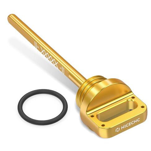 NICECNC Aluminium Engine Oil Fill Dipstick Compatible with Yamaha Raptor 700R YFM700R 2011-2026, Raptor 700 2009-2026 YFZ450 2004-2009 2012-2013 Gold in Saudi Arabia
