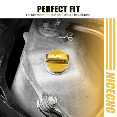 NICECNC Aluminium Engine Oil Fill Dipstick Compatible with Yamaha Raptor 700R YFM700R 2011-2026, Raptor 700 2009-2026 YFZ450 2004-2009 2012-2013 Gold in Saudi Arabia