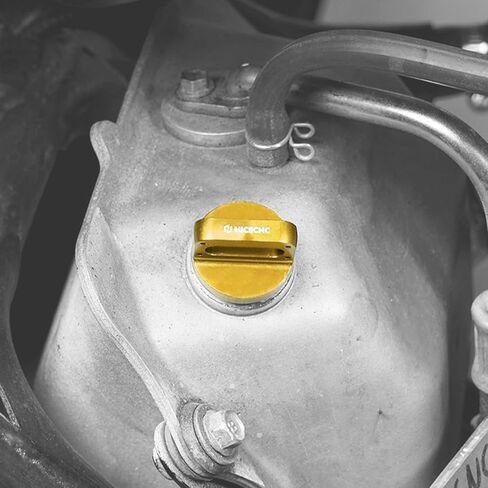 NICECNC Aluminium Engine Oil Fill Dipstick Compatible with Yamaha Raptor 700R YFM700R 2011-2026, Raptor 700 2009-2026 YFZ450 2004-2009 2012-2013 Gold in Saudi Arabia