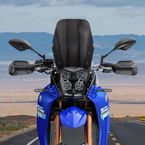 Motorcycle Windshield，ATV Windshield Fit For Xtz Tenere700 Tenere 700 2019 2020 2021 2022 2023 2024 Motorcycle High Protection Windshield Windscreen Visor (Grey) in Saudi Arabia