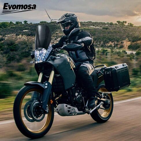 Motorcycle Windshield，ATV Windshield Fit For Xtz Tenere700 Tenere 700 2019 2020 2021 2022 2023 2024 Motorcycle High Protection Windshield Windscreen Visor (Grey) in Saudi Arabia