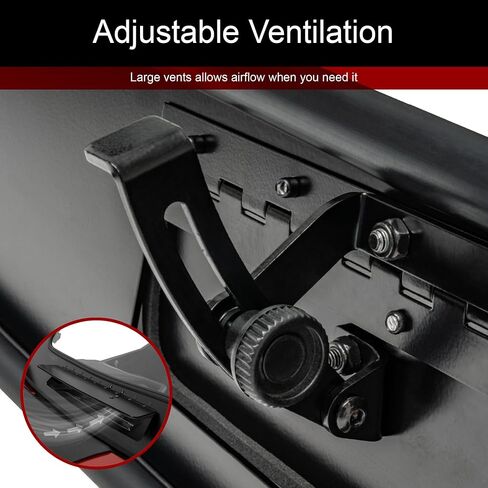 Tusk UTV Full Glass Windshield With Vent and 12" Windshield Wiper Compatible with Can-AM Commander 1000 and Maverick Sport/Trail 2021-2025 in Saudi Arabia
