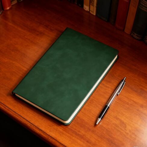 A5 Business Accounting Ledger Book Expense Notebook Income and Expense Log Financial Journal for Office Business(Brown) in Saudi Arabia