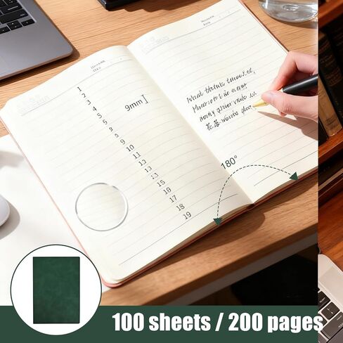 A5 Business Accounting Ledger Book Expense Notebook Income and Expense Log Financial Journal for Office Business(Brown) in Saudi Arabia