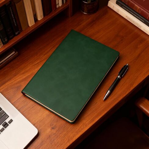 A5 Business Accounting Ledger Book Expense Notebook Income and Expense Log Financial Journal for Office Business(Brown) in Saudi Arabia