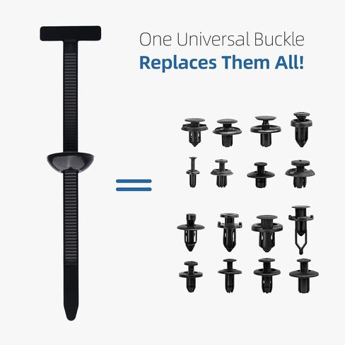 200Pcs Nylon Universal Cable Tie Buckle - New Multifunctional Zip Ties for car bumper，Automotive Zipper Clips, Plastic Rivet Grip auto Zip Ties for Car Daily Repair Bumper Clips，cable fasteners。 in Saudi Arabia