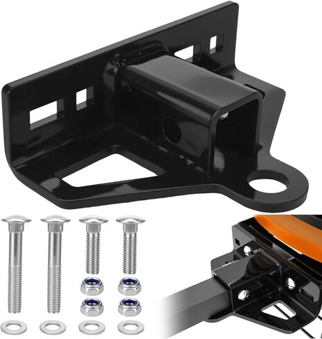 Zero Turn Lawn Mower Hitch with 1-1/4" Receiver - Upgrade 6mm Thicker Heavy Duty Steel Hitch Hold 7000LBS, Universal Fit for Most Tractor,Trailer,Golf Cart,ATV Etc (1-1/4 Inch Lawn Mower Hitch) in Saudi Arabia