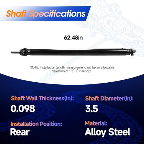946040 Rear Drive Shaft Assembly Fit forChevrolet Colorado & GMC Canyon 2004-2012 4WD AWD, OE 25787947 in Saudi Arabia