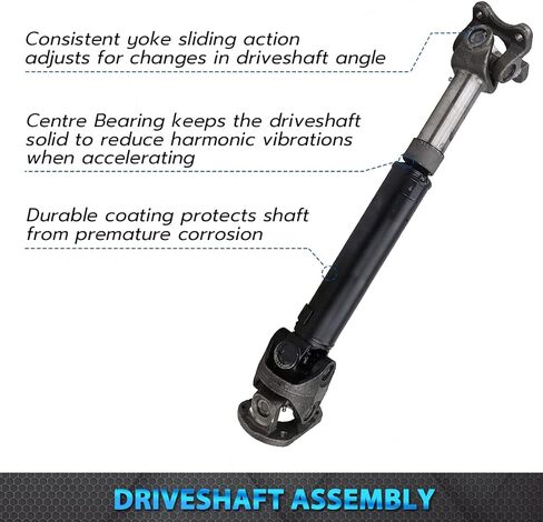 Bodeman - 23 3/8" REAR Driveshaft/Propshaft for 1990-1996 Ford Bronco - w/Auto Trans (E40D); w/3.08 & 3.55 Axle Ratio in Saudi Arabia