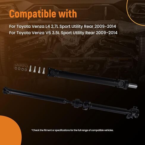 maXpeedingrods 90.63" Rear Drive Shaft Prop Shaft Driveshaft Assembly for Toyota Venza 2009-2014 Sport Utility 2.7L 3.5L Replace# 37100-33030, 936-795 in Saudi Arabia