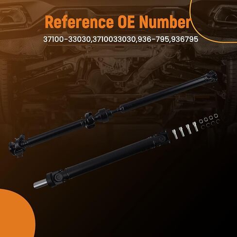 maXpeedingrods 90.63" Rear Drive Shaft Prop Shaft Driveshaft Assembly for Toyota Venza 2009-2014 Sport Utility 2.7L 3.5L Replace# 37100-33030, 936-795 in Saudi Arabia