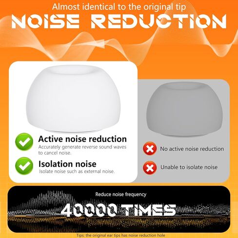 4-Pair Replacement Ear Tips for AirPods Pro 2nd/1st Generation with Portable Storage Box,Noise Reduction Holewith & Built-in dust Guard Screen,Silicone Ear Tips for Apple AirPods Pro (F-Green) in Saudi Arabia