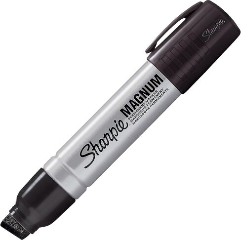 Sharpie Magnum Permanent Marker, Chisel Tip, Black, 72/Carton (44001) in Saudi Arabia