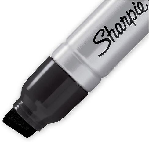 Sharpie Magnum Permanent Marker, Chisel Tip, Black, 72/Carton (44001) in Saudi Arabia