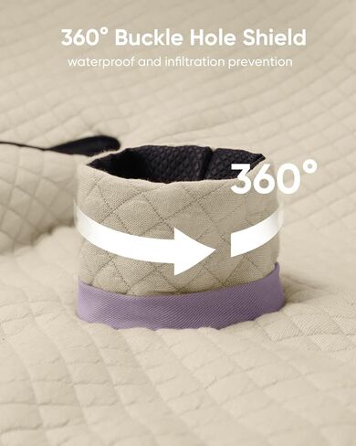 2 Pack Baby Potty Training Car Seat Protector, Waterproof Car Seat Liner for Potty Training Toilet, Baby Infant Toddler Piddle Pad Fits for Carseat, Stroller, Highchair - 2 Pack, Beige in Kuwait