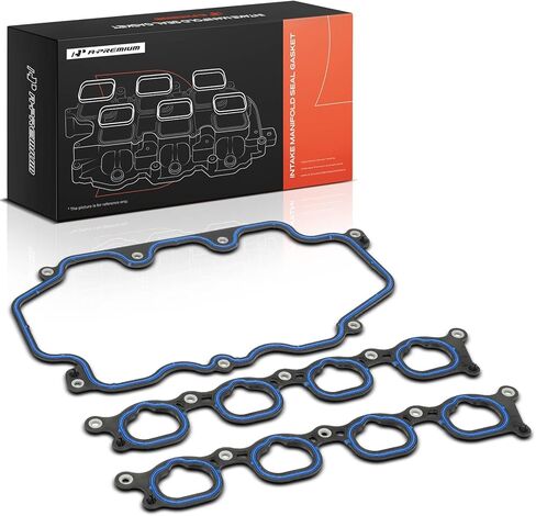 A-Premium Lower and Upper Engine Manifold Seal Gasket Set Compatible with Mercury Marauder 2003-2004 4.6L, with Silicone Beading in Saudi Arabia