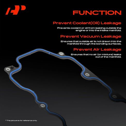 A-Premium Lower and Upper Engine Manifold Seal Gasket Set Compatible with Mercury Marauder 2003-2004 4.6L, with Silicone Beading in Saudi Arabia
