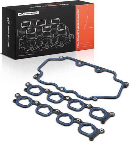 A-Premium Lower and Upper Engine Manifold Seal Gasket Set Compatible with Mercury Marauder 2003-2004 4.6L, with Silicone Beading in Saudi Arabia