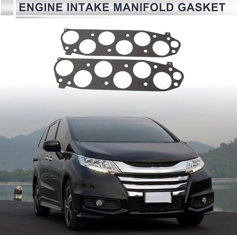 Engine Intake Manifold Gasket for Honda Odyssey 2005-2010 Intake Manifold Sealing Gasket for Honda Pilot 2005-2010 No.17105RCAA01 Metal 2 Pcs in Saudi Arabia