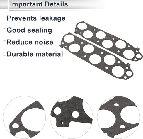Engine Intake Manifold Gasket for Honda Odyssey 2005-2010 Intake Manifold Sealing Gasket for Honda Pilot 2005-2010 No.17105RCAA01 Metal 2 Pcs in Saudi Arabia