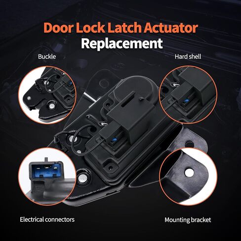 HiSport Rear Tailgate Lock Trunk Latch Actuator Compatible with Dodge Avenger Challenger Charger Dart 2006-2018,Replacement for Chrysler 200 300 2005-2018 Replace 931714, 5056244AA, 5056244AB in Saudi Arabia