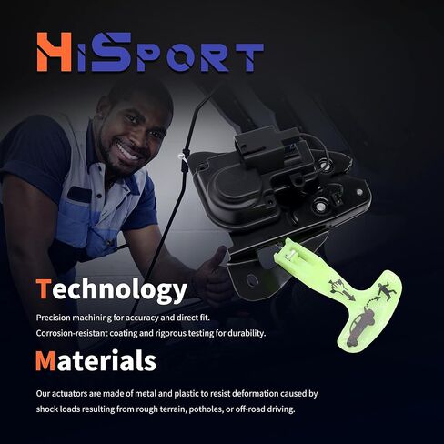 HiSport Rear Tailgate Lock Trunk Latch Actuator Compatible with Dodge Avenger Challenger Charger Dart 2006-2018,Replacement for Chrysler 200 300 2005-2018 Replace 931714, 5056244AA, 5056244AB in Saudi Arabia