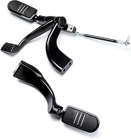 Astra Depot Mid Forward Controls Kit Foot Peg Lever Fit For Harley Sportster 48 XL 883 1200 2004-2013 Roadster Forty Eight Iron Superlow Nightster Fits OE 42971‑04, 42972‑04, Black in Saudi Arabia