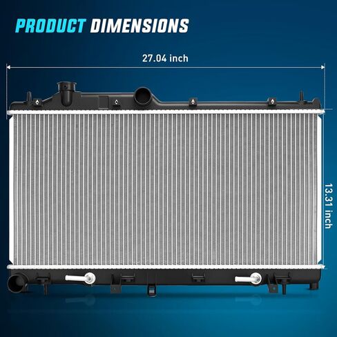 Nilight Radiator for Subaru Forester 2009 2010 2011 2012 2013,Crosstrek 2016-2017, Impreza 2008-2011, Legacy 2005-2010, Outback 2005-2009 H4 2.0L 2.5L, Automatic Trans in Saudi Arabia