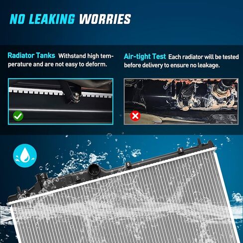 Nilight Radiator for Subaru Forester 2009 2010 2011 2012 2013,Crosstrek 2016-2017, Impreza 2008-2011, Legacy 2005-2010, Outback 2005-2009 H4 2.0L 2.5L, Automatic Trans in Saudi Arabia