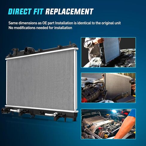 Nilight Radiator for Subaru Forester 2009 2010 2011 2012 2013,Crosstrek 2016-2017, Impreza 2008-2011, Legacy 2005-2010, Outback 2005-2009 H4 2.0L 2.5L, Automatic Trans in Saudi Arabia