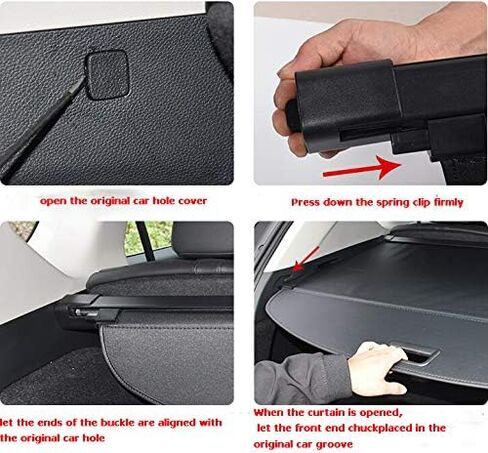 Subaru Crosstrek Impreza Cargo Cover Compatible for Subaru Crosstrek and Impreza Hatckback 2018 2019 2020 2021 2022 2023 Rear Trunk Security Cover Shielding Shade in Kuwait