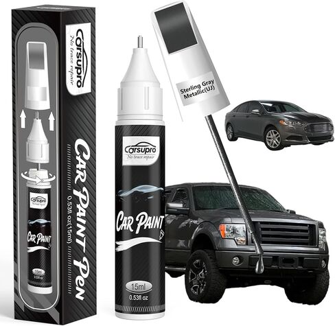 Ruby Red Metallic(RR) for Ford Touch Up Paint Pen, 2 in 1 Car Scratch Remover with Pen Tip and Brush, Precise Color Match for Car Paint Scratch Repair, Quickly and Easily Fix Chips and Nicks in Saudi Arabia