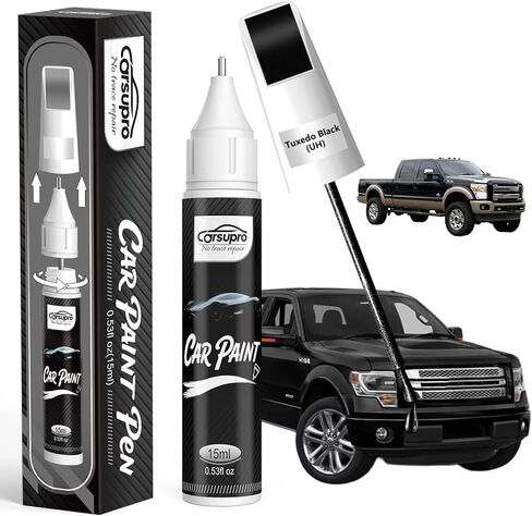 Ruby Red Metallic(RR) for Ford Touch Up Paint Pen, 2 in 1 Car Scratch Remover with Pen Tip and Brush, Precise Color Match for Car Paint Scratch Repair, Quickly and Easily Fix Chips and Nicks in Saudi Arabia