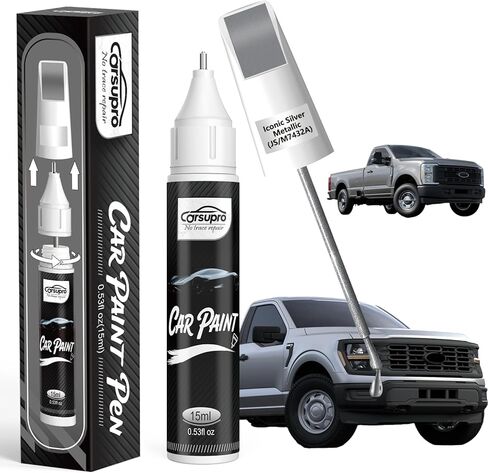 Ruby Red Metallic(RR) for Ford Touch Up Paint Pen, 2 in 1 Car Scratch Remover with Pen Tip and Brush, Precise Color Match for Car Paint Scratch Repair, Quickly and Easily Fix Chips and Nicks in Saudi Arabia