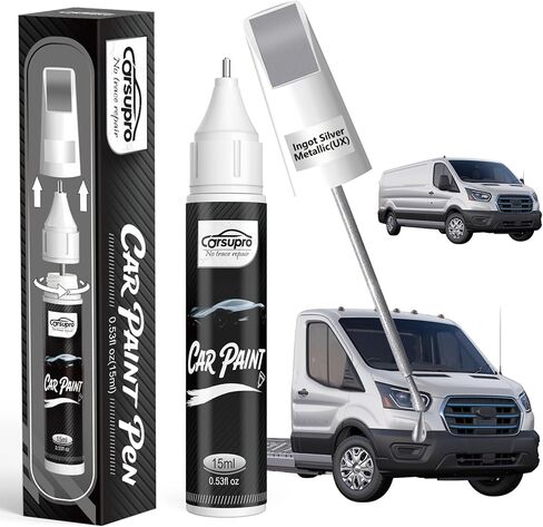Ruby Red Metallic(RR) for Ford Touch Up Paint Pen, 2 in 1 Car Scratch Remover with Pen Tip and Brush, Precise Color Match for Car Paint Scratch Repair, Quickly and Easily Fix Chips and Nicks in Saudi Arabia