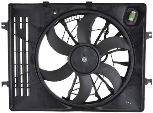 Engine Cooling Fan Assembly | Dual Bearing Radiator Cooling Module | Quiet Operation Airflow System – compatible with 2012–2014 Hyundai Azera in Saudi Arabia
