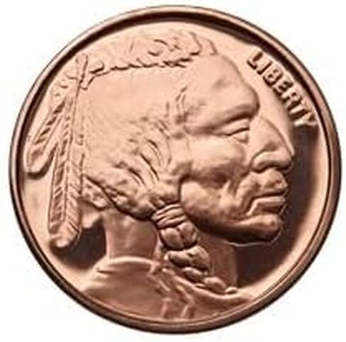 1 oz Indian Head coin/Buffalo in a flip in Saudi Arabia