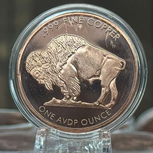 1 oz Indian Head coin/Buffalo in a flip in Saudi Arabia