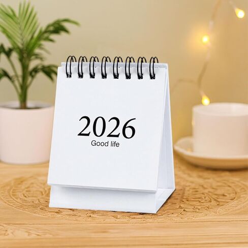 تقويم مكتب صغير 2025-2026 - تقويم شهري صغير مع ورق سميك، ملصقات للمنزل/المكتب، يمتد من يوليو 2025 إلى ديسمبر 2026، أخضر in Saudi Arabia