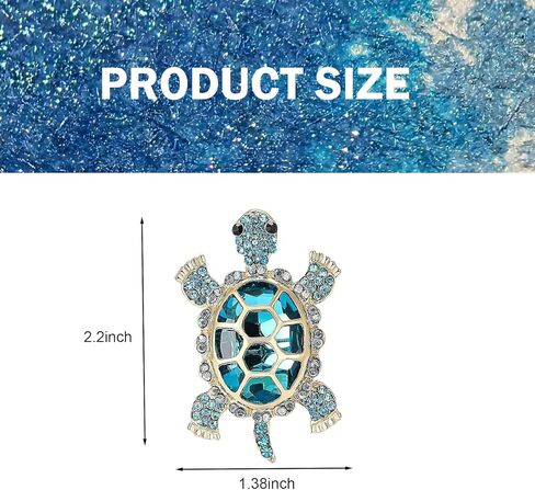 Turtle Car Accessories, Cute Turtle Air Fresheners Diffuser Vent Clip, Crystal Rhinestone Auto Air Conditioning Outlet Clip, Sea Turtles Car Decorative for Women (Blue, 2PCS) in Saudi Arabia
