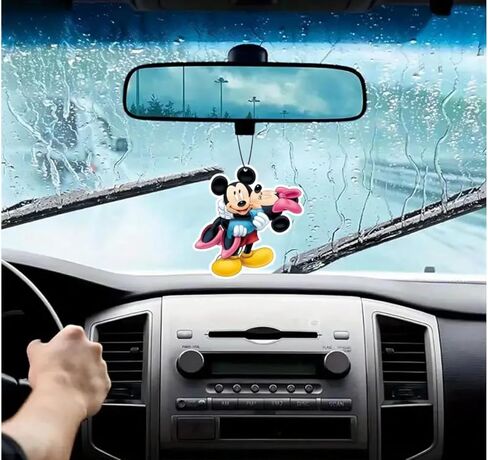 Cute Mouse Car Air Freshener, Icy Fresh Scent, White in Saudi Arabia
