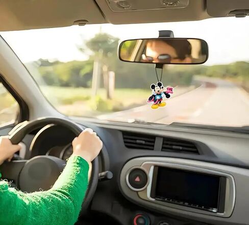 Cute Mouse Car Air Freshener, Icy Fresh Scent, White in Saudi Arabia