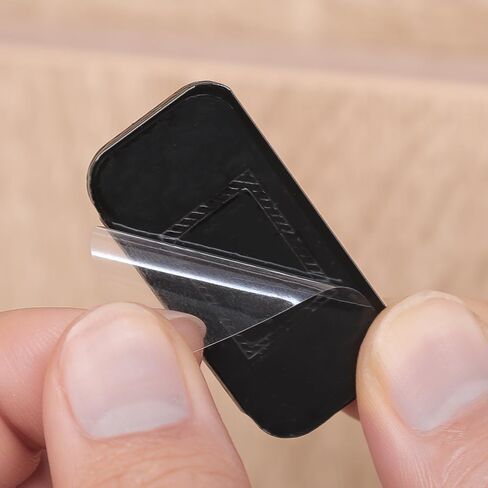 2Sets Invisible Magnetic Suction Drawer Closer Self Adhesive Sliding Door Furniture Anti-Rust Magnet Stickers Accessories,Black in Saudi Arabia