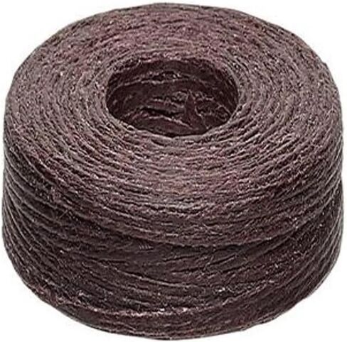 Irish Waxed Linen Cord 4-ply 0.5–0.8 millimeters, macramé, and Bead stringing, 40-Pound Test. Sold per 50-Yard Spool. (Brown) in Saudi Arabia