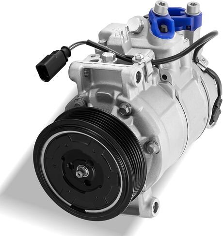98350 Air Conditioning A/C Compressor with Clutch Compatible with Audi A4, A5, A3 Quattro, A4 Quattro, A5 Quattro, A8 Quattro, A4 allroad, Q7 in Saudi Arabia